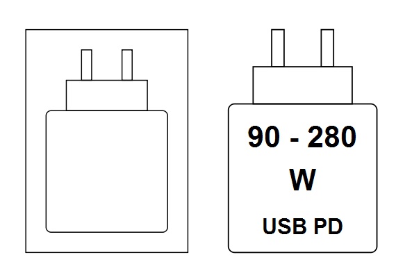 Charging device pictogram