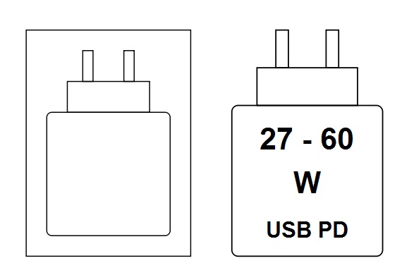 Charging device pictogram