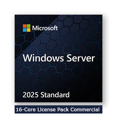 Microsoft CSP Windows Server 2025 Standard - 16 Core License Pack (Commercial) Microsoft CSP Windows Server 2025 Standard - 16 Core License Pack (Commercial)