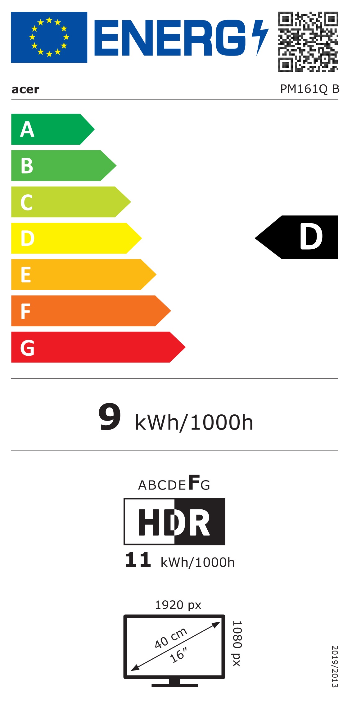 Energie-Datenblatt Acer - UM.ZP1EE.B02