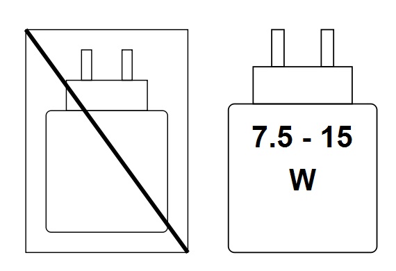 Charging device pictogram