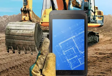 Samsung Galaxy Tab Active5 Wi-Fi Enterprise Edition verfügt über ein immersives Display Samsung Galaxy Tab Active5 Wi-Fi Enterprise Edition verfügt über ein immersives Display. Visual, das Galaxy Tab Active5 wird draußen bei Sonnenschein genutzt.