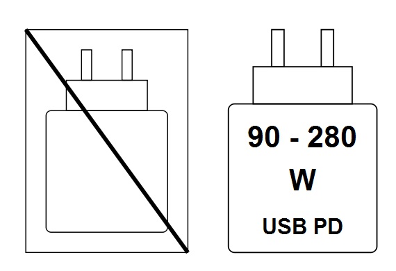 Charging device pictogram