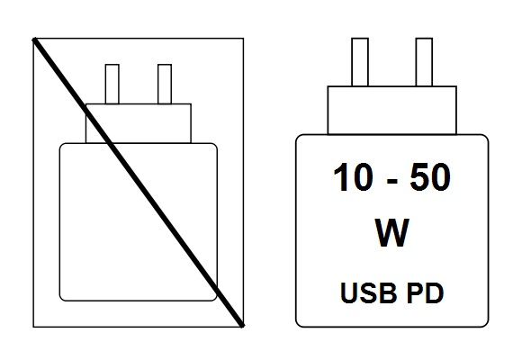 Charging device pictogram