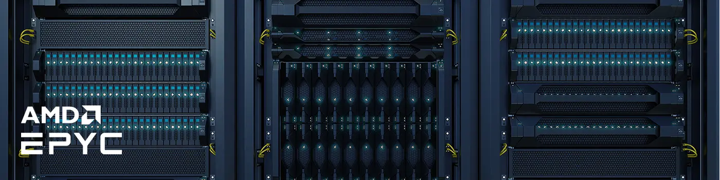 AMD EPYC™ der 3. Generation sind leistungsstarke x86-Server-Prozessor. AMD EPYC™ der 3. Generation sind leistungsstarke x86-Server-Prozessor. Visual Serverlandschaft.