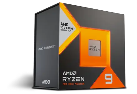 AMD Ryzen™ 9 7950X3D – der ultimative Prozessor fürs Gaming mit AMD 3D V-Cache™ Technologie für noch mehr Gaming-Performance. AMD Ryzen™ 9 7950X3D – der ultimative Prozessor fürs Gaming mit AMD 3D V-Cache™ Technologie für noch mehr Gaming-Performance. Visual Packshot.