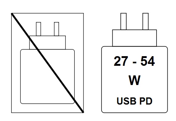 Charging device pictogram