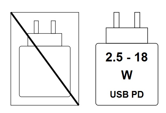 Charging device pictogram