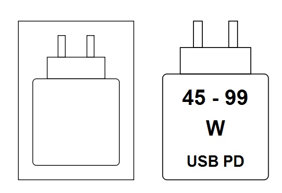 Charging device pictogram