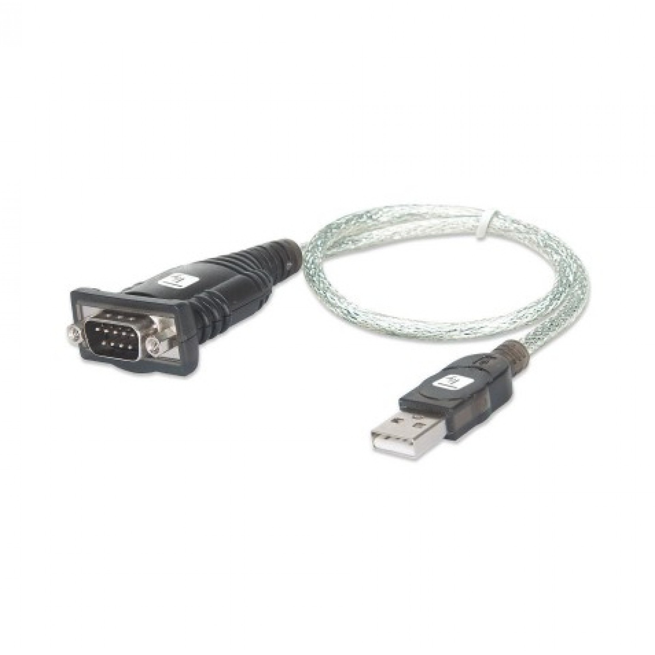 Techly USB to Serial Adapter Converter,USB AM auf RS232 port 9-pin male ...