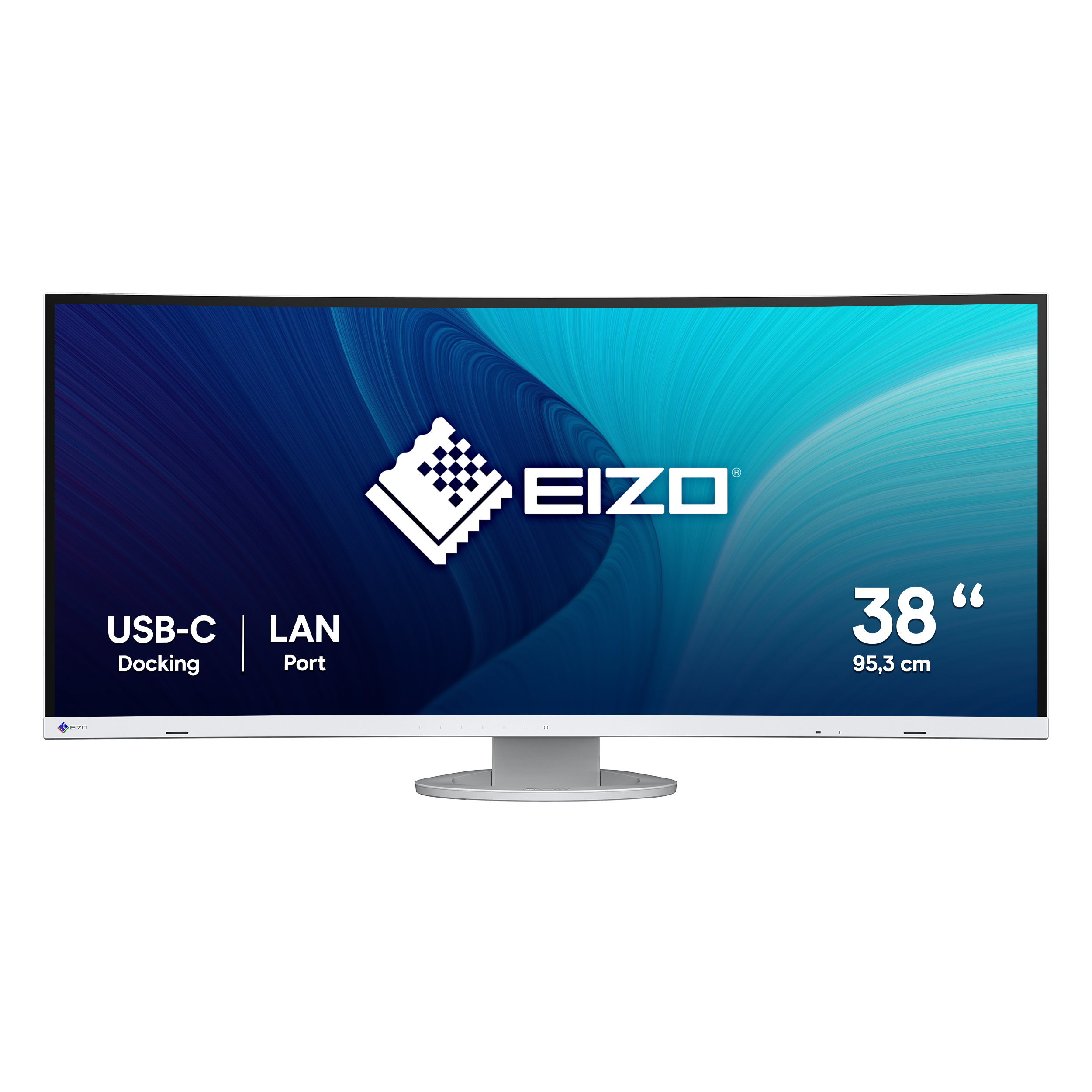 EIZO 38 Inch Ultra Widescreen curved 3840 x 1600 white Flachbildschirm TFT/LCD 96,5 cm 38" 3.840*1.600 Weiß