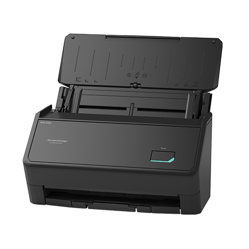 Ricoh ScanSnap iX2400 Dokumentenscanner A4 Duplex Touch-Screen USB3.2 Desktop-Scanner (45 S/min / 90 B/min) mit ADF Schwarz