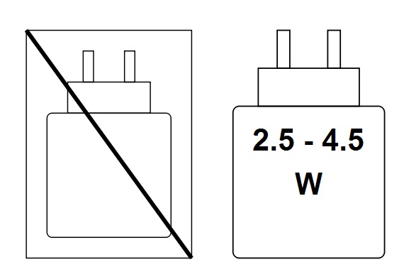 Charging device pictogram