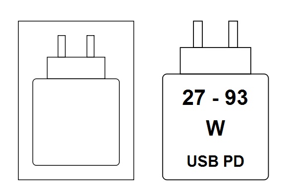 Charging device pictogram