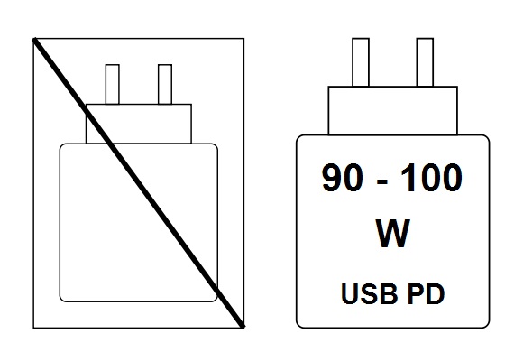Charging device pictogram
