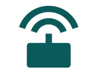 Omada Cloud-Controller, Hardware-Controller oder Self-Hosted auf Windows und Linux. Dunkelgrünes Icon eines Cloud-Controllers.
