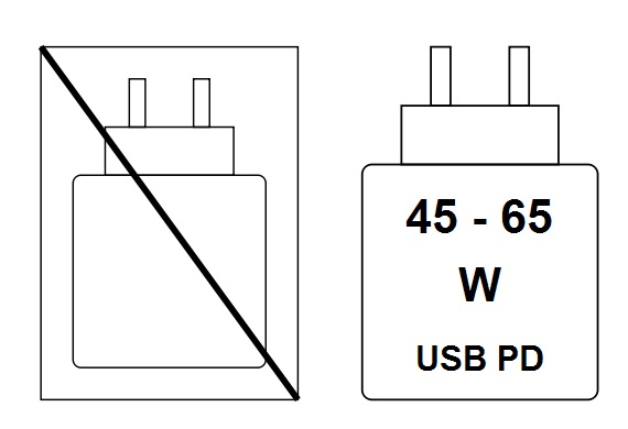 Charging device pictogram