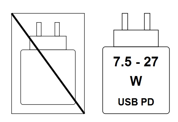 Charging device pictogram