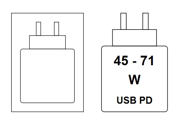 Charging device pictogram