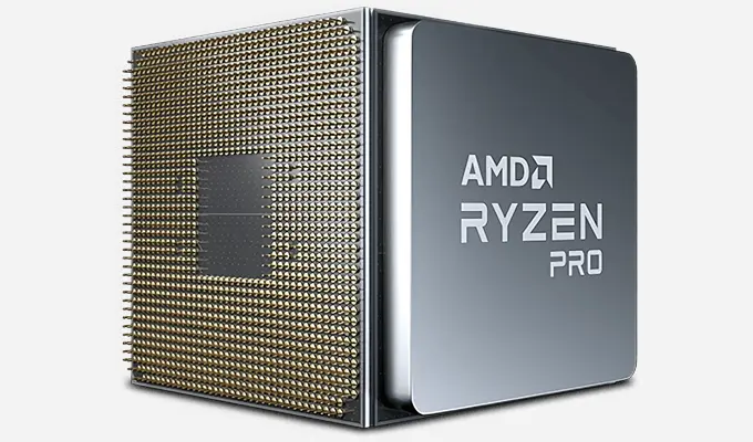 AMD Ryzen™ 5 PRO 4650G Prozessor mit AMD Memory Guard hilft beim Schutz der Daten durch volle Speicherverschlüsselung. AMD Ryzen™ 5 PRO 4650G Prozessor mit AMD Memory Guard hilft beim Schutz der Daten durch volle Speicherverschlüsselung. Visual Prozessor.