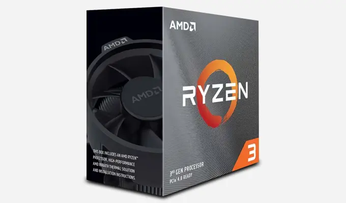 AMD Ryzen™ 3 Prozessor – kombiniert ansprechende Rechenleistung mit geringem Stromverbrauch und ist somit eine Empfehlung für Alltags- und Office-Rechner. AMD Ryzen™ 3 Prozessor – kombiniert ansprechende Rechenleistung mit geringem Stromverbrauch und ist somit eine Empfehlung für Alltags- und Office-Rechner. Visual Boxshot.