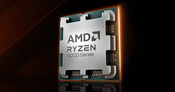 AMD Ryzen™ 9000X3D-Serie Prozessoren sind speziell für die AM5 Plattform ausgelegt. AMD Ryzen™ 9000X3D-Serie Prozessoren sind speziell für die AM5 Plattform ausgelegt. Grafik einer CPU der 9000 Serie.