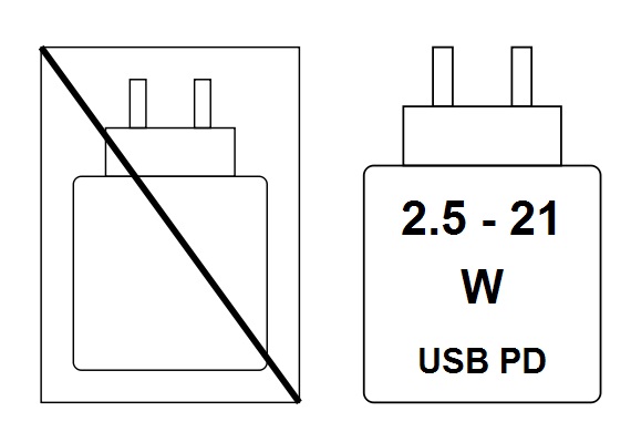 Charging device pictogram