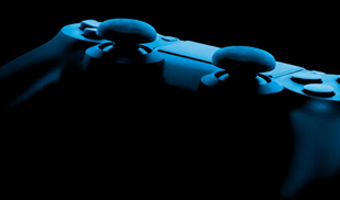 Future-X Toshiba Festplatte  Canvio Gaming  Future-X Toshiba Festplatte  Canvio Gaming - Gamepad auf schwarzem Hintergrund