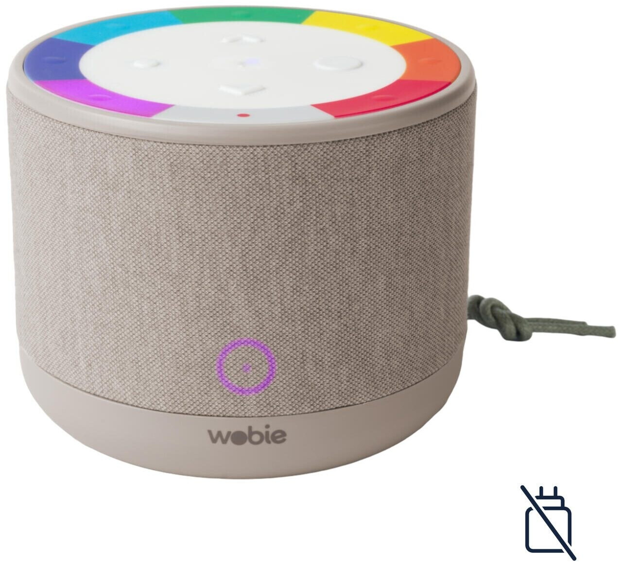 wobie Box Streaming-Lautsprecher Grau
