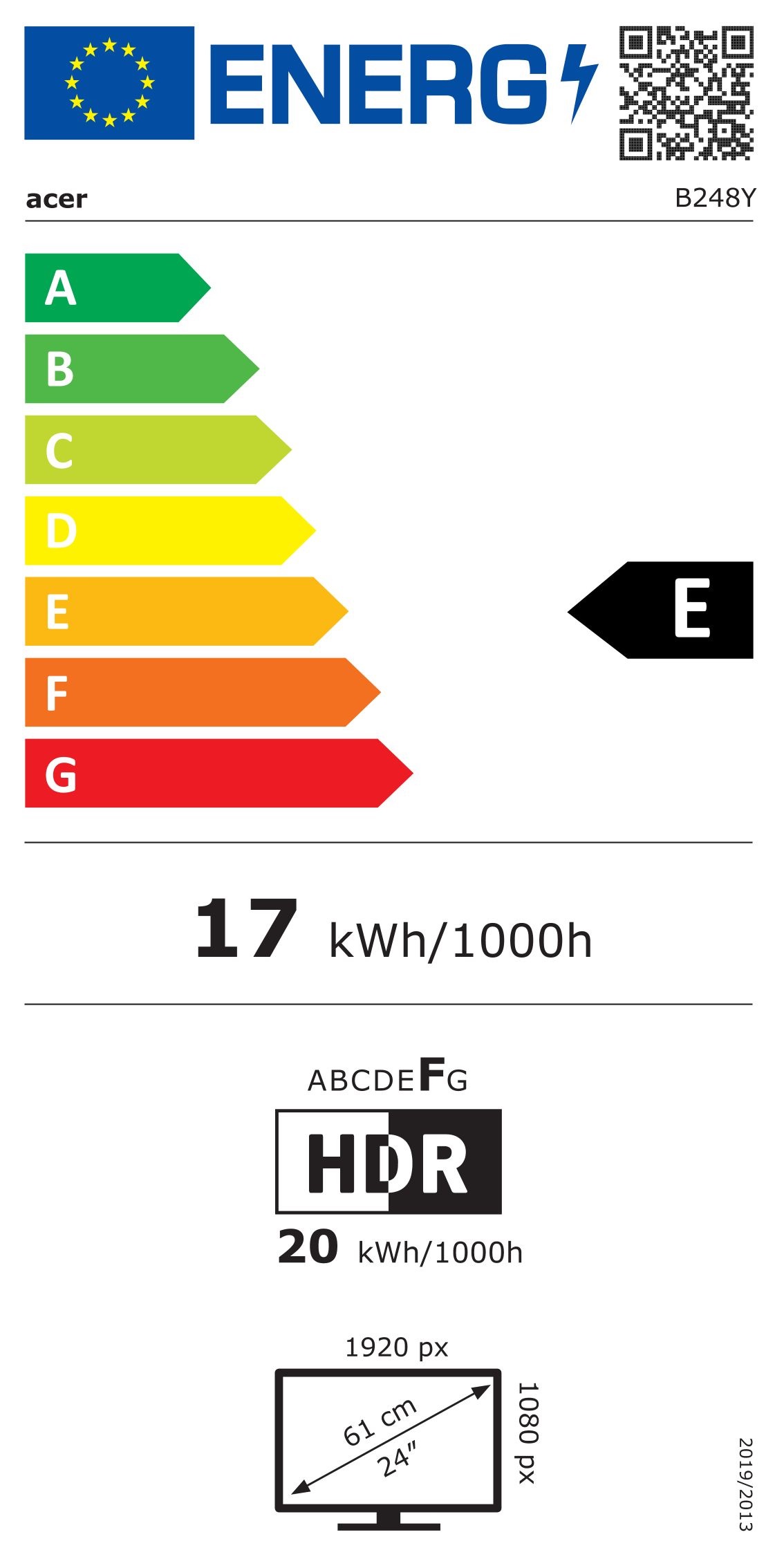 Energie-Datenblatt Acer - UM.QB8EE.001