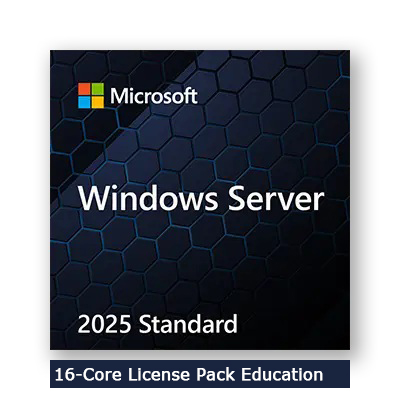 Microsoft CSP Windows Server 2025 Standard - 16 Core License Pack (Education)