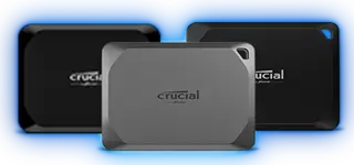 Externe SSD von Crucial lassen sich problemlos per USB an PCs und Spielekonsolen anschließen. Externe SSD von Crucial lassen sich problemlos per USB an PCs und Spielekonsolen anschließen. Produkt
