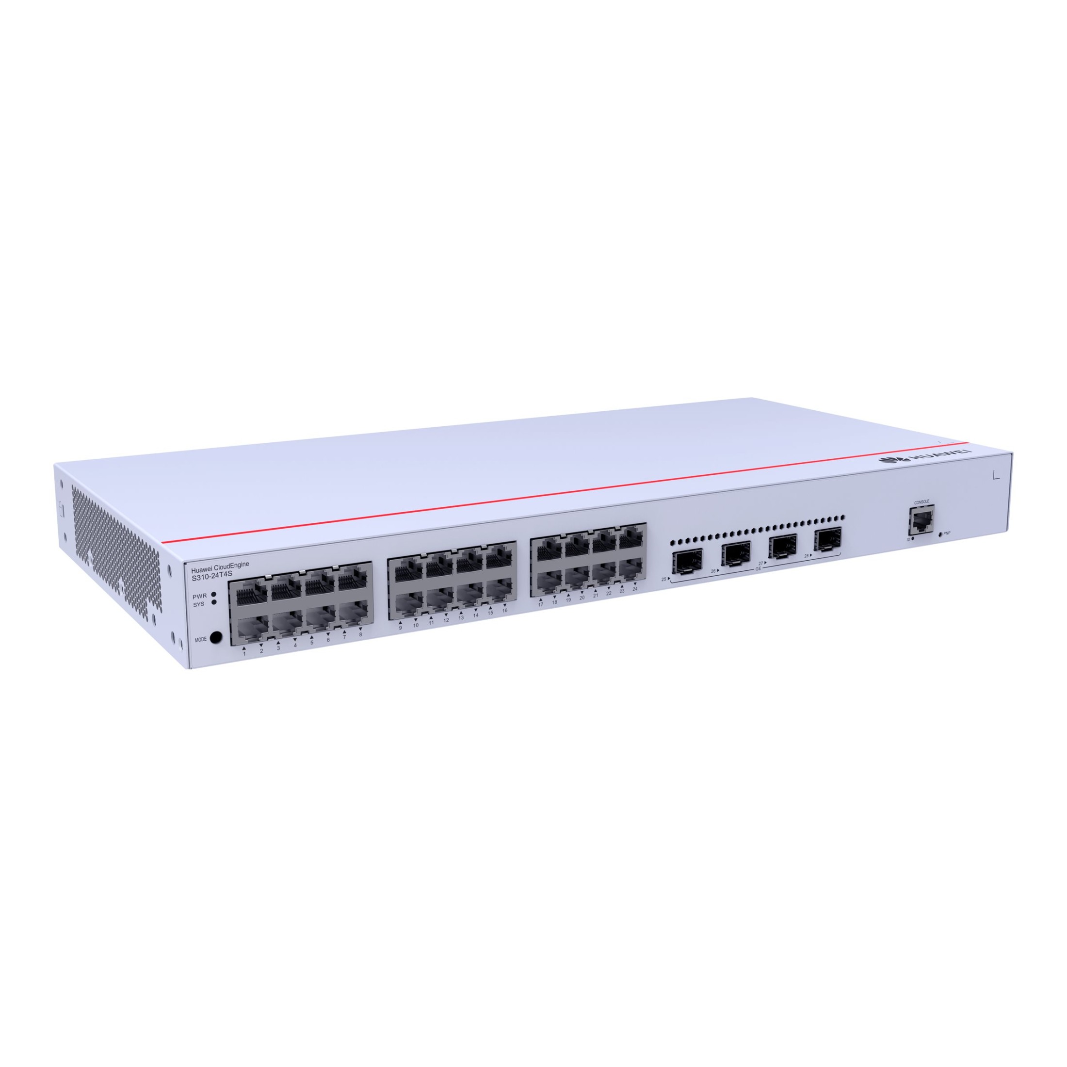 Huawei Cloudstack Rack Huawei CloudEngine S310-24T4S - Switch - managed - 24 x 10/100/1000 + 4 ...