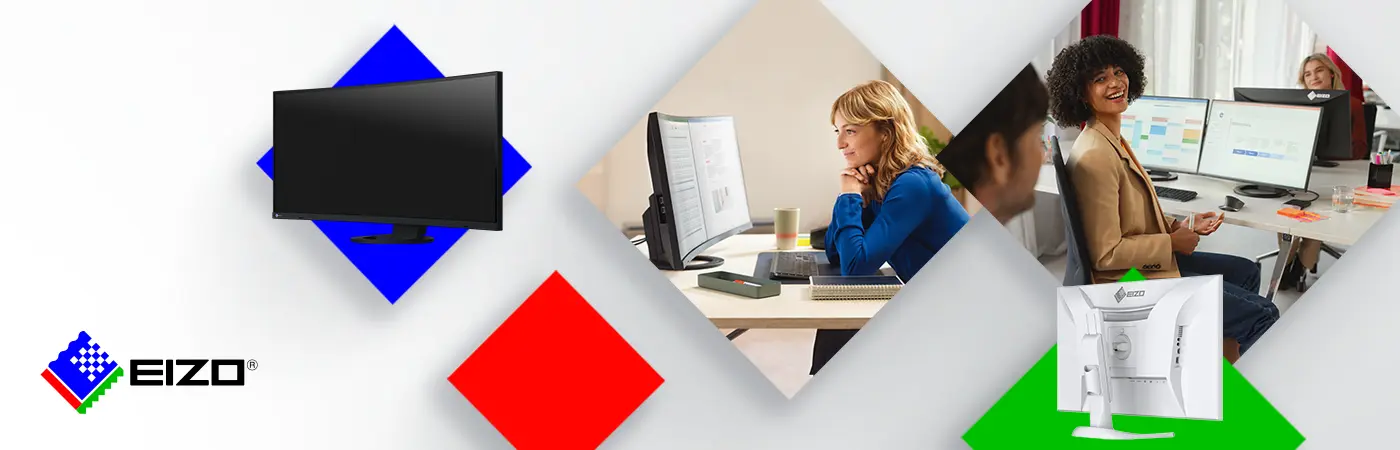 EIZO FlexScan – professionelle Office-Monitore für Büro und zu Hause. Visual verschiedener Einsatzgebiete wie Büro und zu Hause.