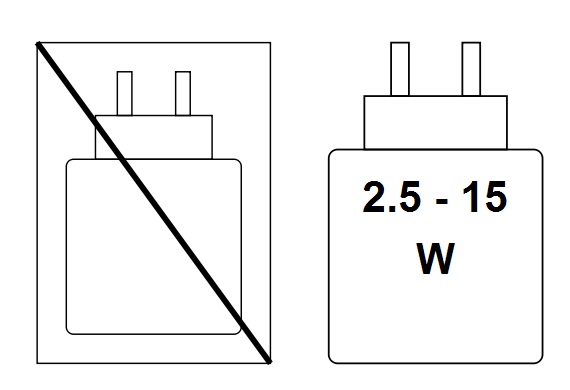 Charging device pictogram