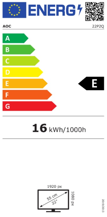 Energie-Datenblatt AOC - 22P2Q