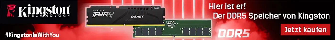 Kingston FURY™ Beats DDR5 Speicher. Kingston FURY™ Beats DDR5 Speicher. Produktbild Kingston FURY™ Beast Speicherriegel.