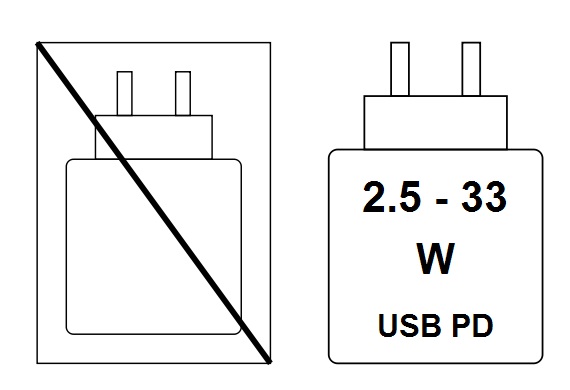 Charging device pictogram