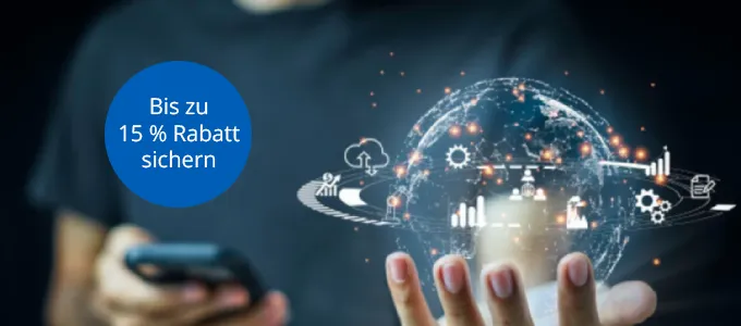 Power Weeks featuring 3S & 3S Mini. Sparen Sie bis zu 10 % vom 17.03.2025 bis zum 04.05.2025 auf die komplette Eaton 3S Gen2 Serie inkl. der Eaton 3S Mini. Power Weeks featuring 3S & 3S Mini. Sparen Sie bis zu 10 % vom 17.03.2025 bis zum 04.05.2025 auf die komplette Eaton 3S Gen2 Serie inkl. der Eaton 3S Mini. Visual von zwei Anwendungsbeispielen der Eaton 3S und 3S Mini USV.