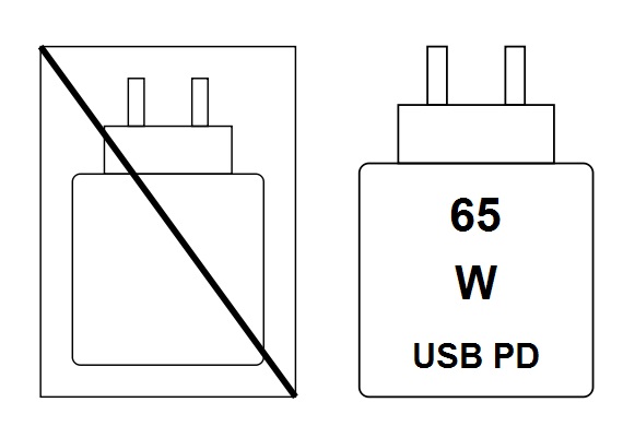 Charging device pictogram