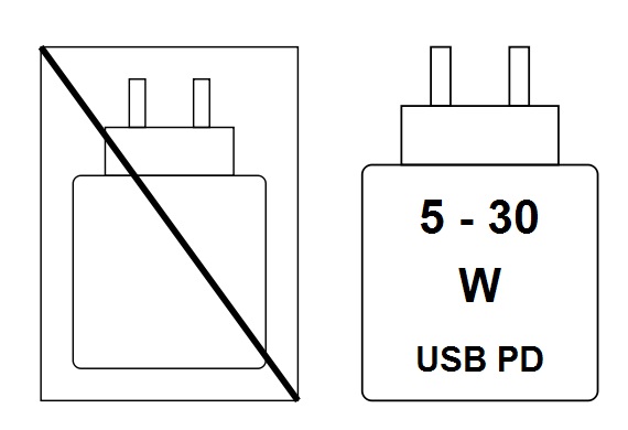 Charging device pictogram