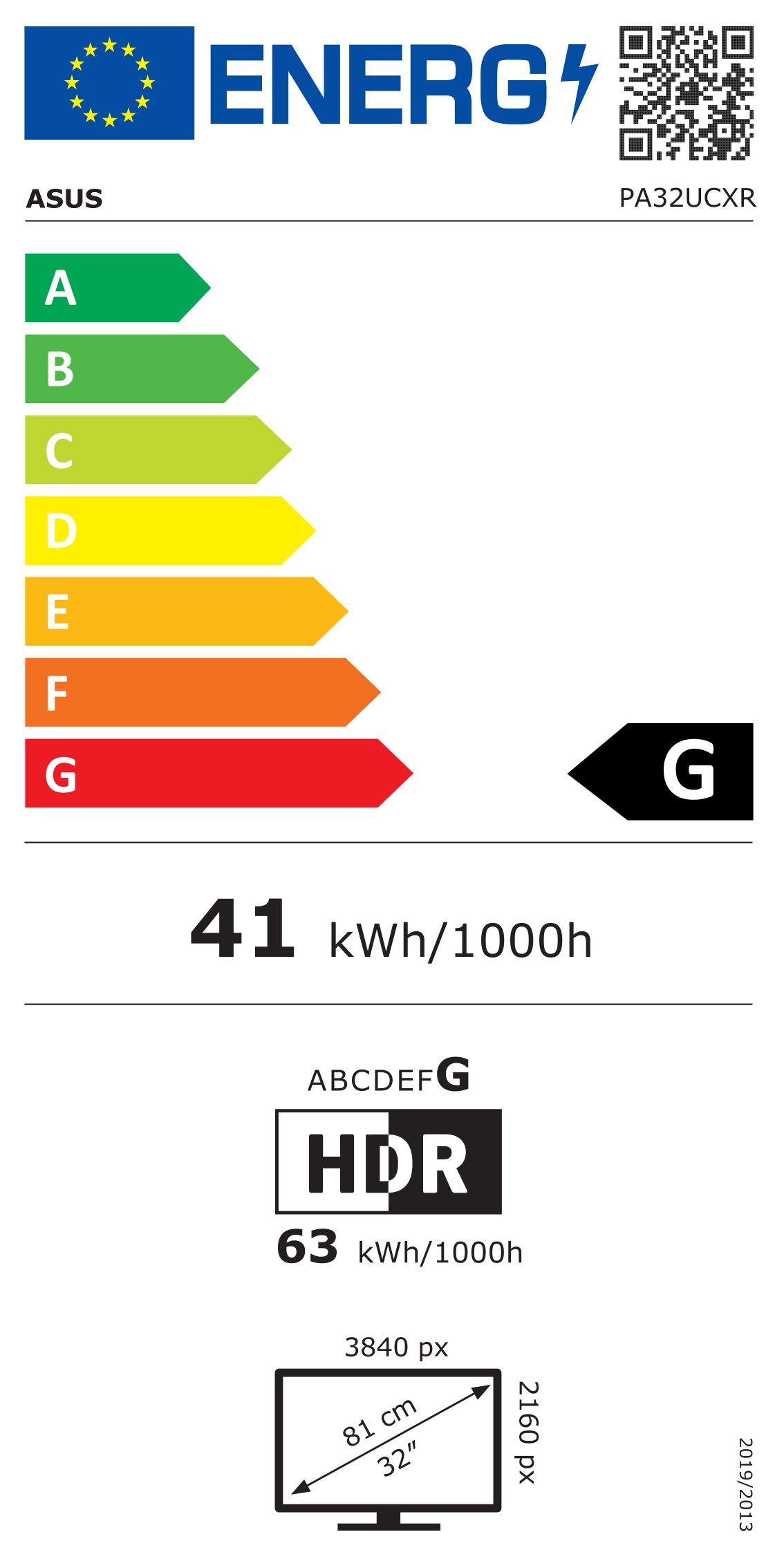 Energie-Datenblatt Asus - 90LM03H0-B01K70