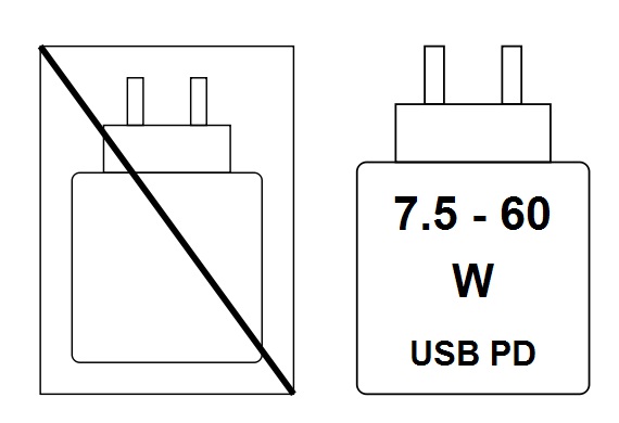 Charging device pictogram