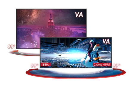 iiyama G-Master Gaming Monitore - Mit VA-Panel Technologie. iiyama G-Master Gaming Monitore - Mit VA-Panel Technologie. Visual mit einer Grafik zu VA.
