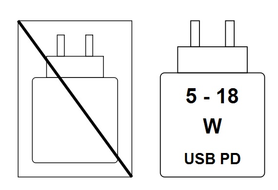Charging device pictogram