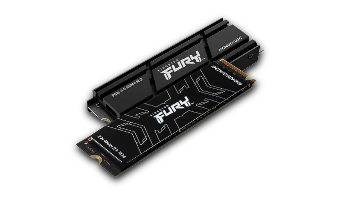 Fury Renegade SSD – unglaubliche PCIe Gen 4 × 4 NVMe-Leistung. Fury Renegade SSD – unglaubliche PCIe Gen 4 × 4 NVMe-Leistung. Produktbild von 2 Fury Renegade SSD.