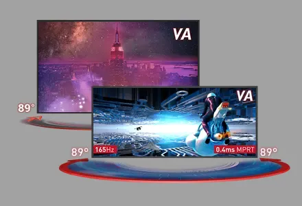 iiyama G-Master Gaming Monitore - Mit VA-Panel Technologie. Visual mit einer Grafik zu VA.