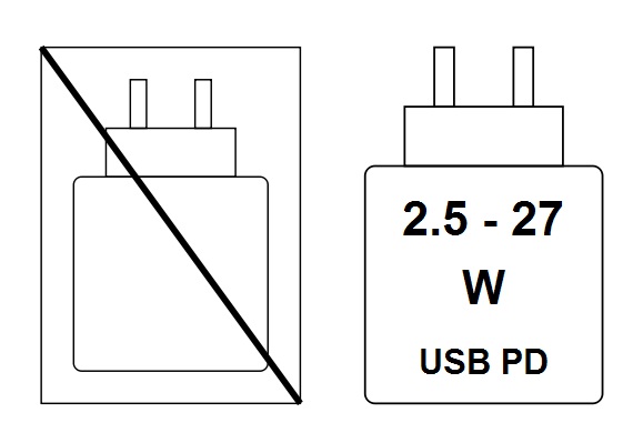 Charging device pictogram