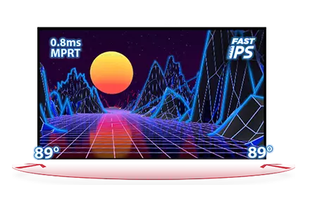 iiyama G-Master Read Eagle Monitore - Fast IPS Technologie. iiyama G-Master Read Eagle Monitore - Fast IPS Technologie. Visual mit einer Grafik zu FastIPS.