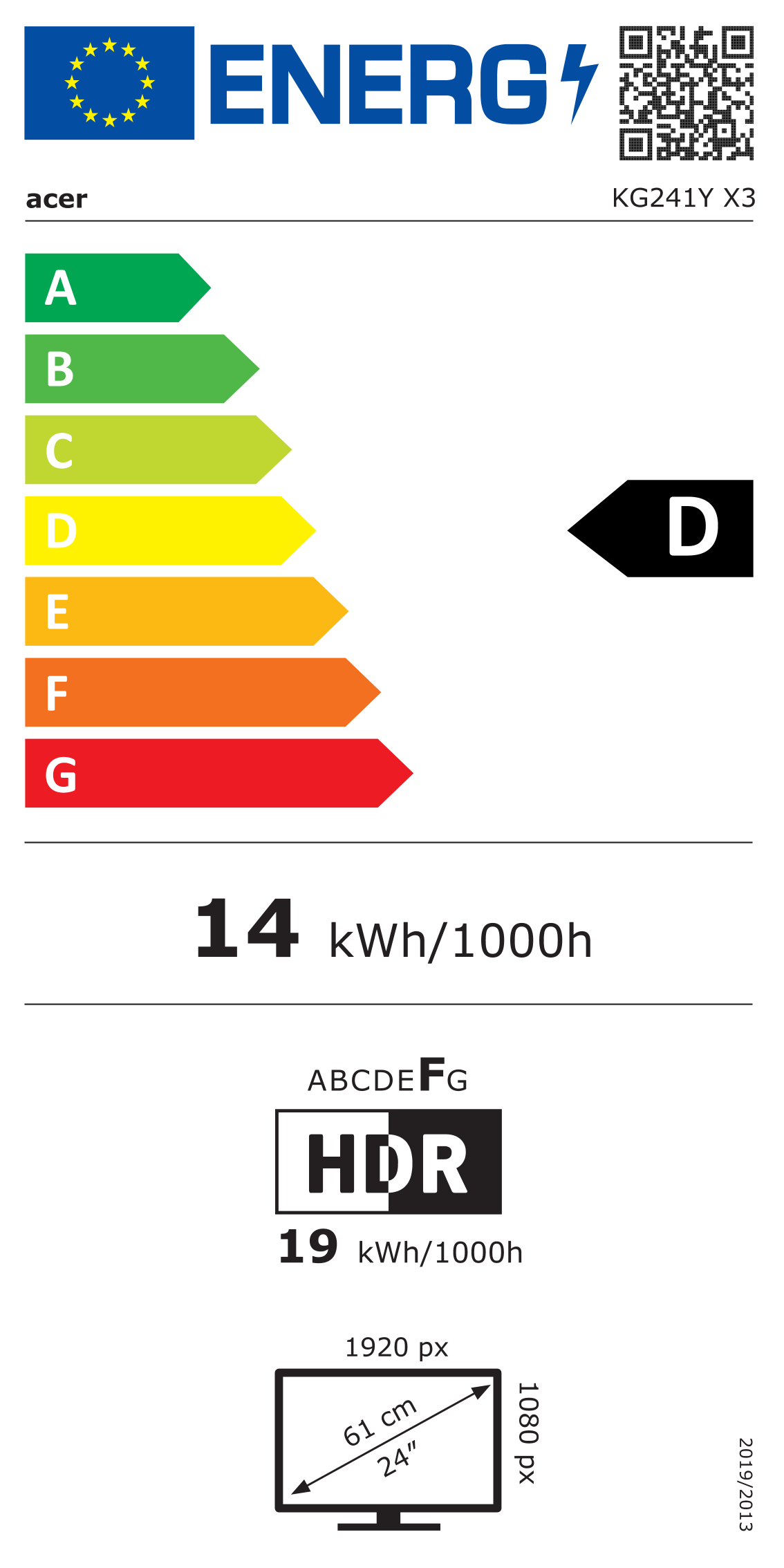 Energie-Datenblatt Acer - UM.QX1EE.312